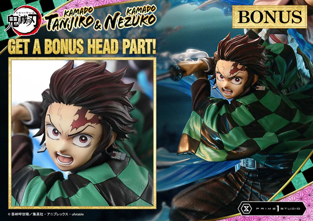 Demon Slayer : Kimetsu no Yaiba Concept Masterline Series Estatua 1/6 Nezuko & Tanjiro Ultimate Bonus Ver. 56 cm