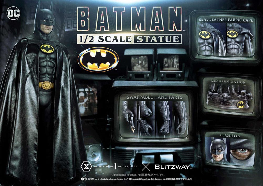 Batman Estatua 1/2 Batman 1989 106 cm