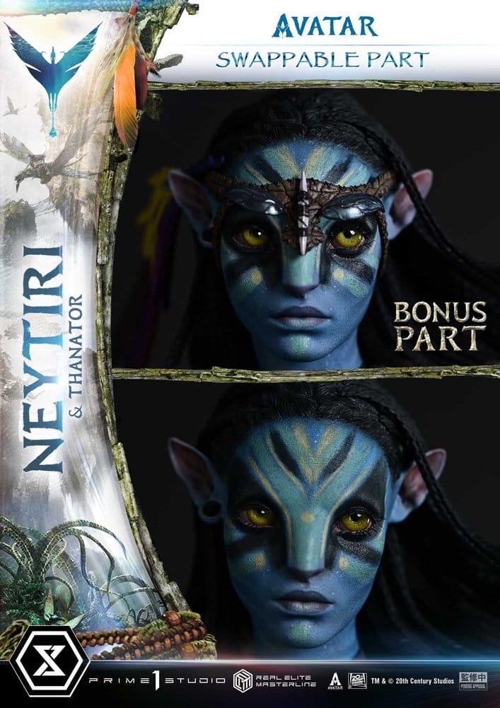Avatar (Film) Estatua Real Elite Masterline Series 1/4 Neytiri & Thanator Deluxe Bonus Version 75 cm