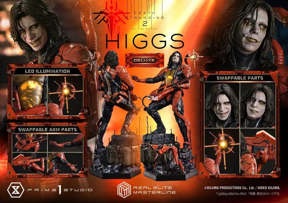 Death Stranding 2 Higgs Elite Masterline 1/3 statue by Prime 1 Studio, 81 cm, DX bonus, LED lighting, swappable parts