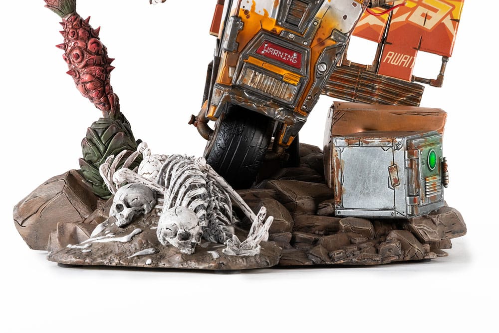 Borderlands 3 Estatua 1/6 Psycho & Claptrap Diorama 40 cm