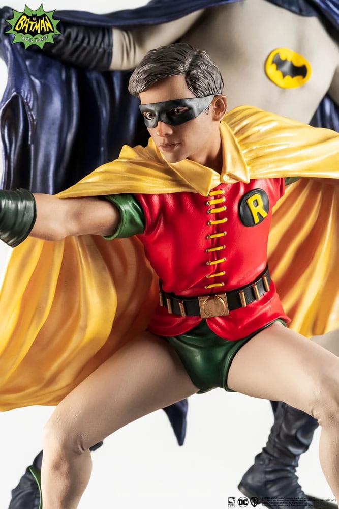 DC Comics Estatua PVC 1/8 Diorama Batman & Robin 1966 23 cm by PURE ARTS