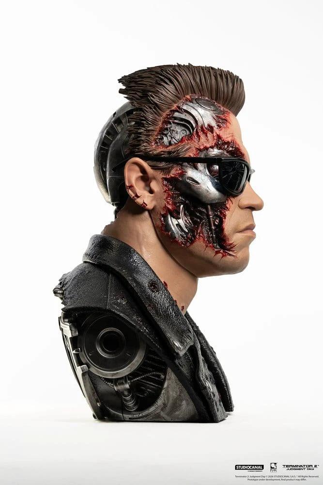 Terminator 2 Replik 1/1 T-800 Model 101 Battle Damaged Art Mask 47 cm by PURE ARTS