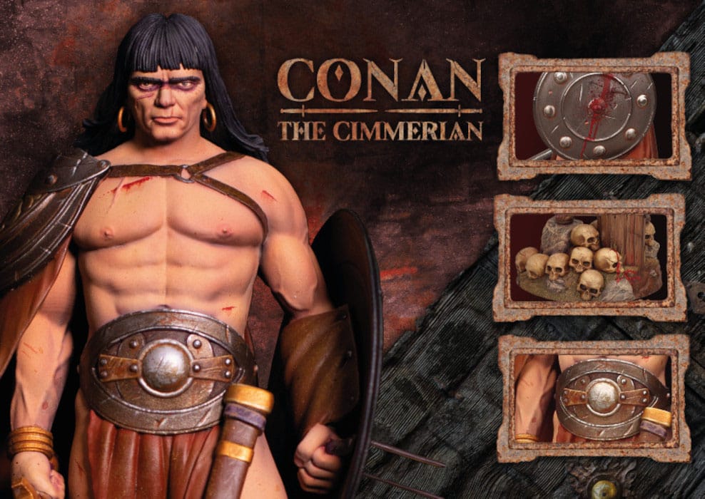 Conan The Cimmerier Estatua PVC 1/10 Sanjulián 23 cm
