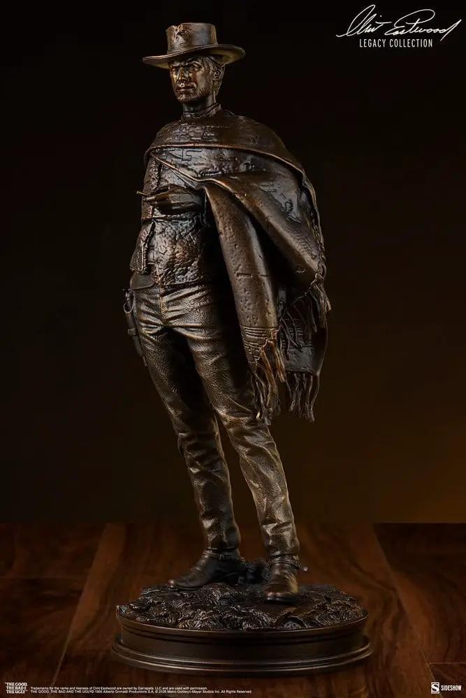 Statue El Bueno, el Feo y el Malo The Man with No Name, faux bronze finish, 39 cm, Sideshow Collectibles