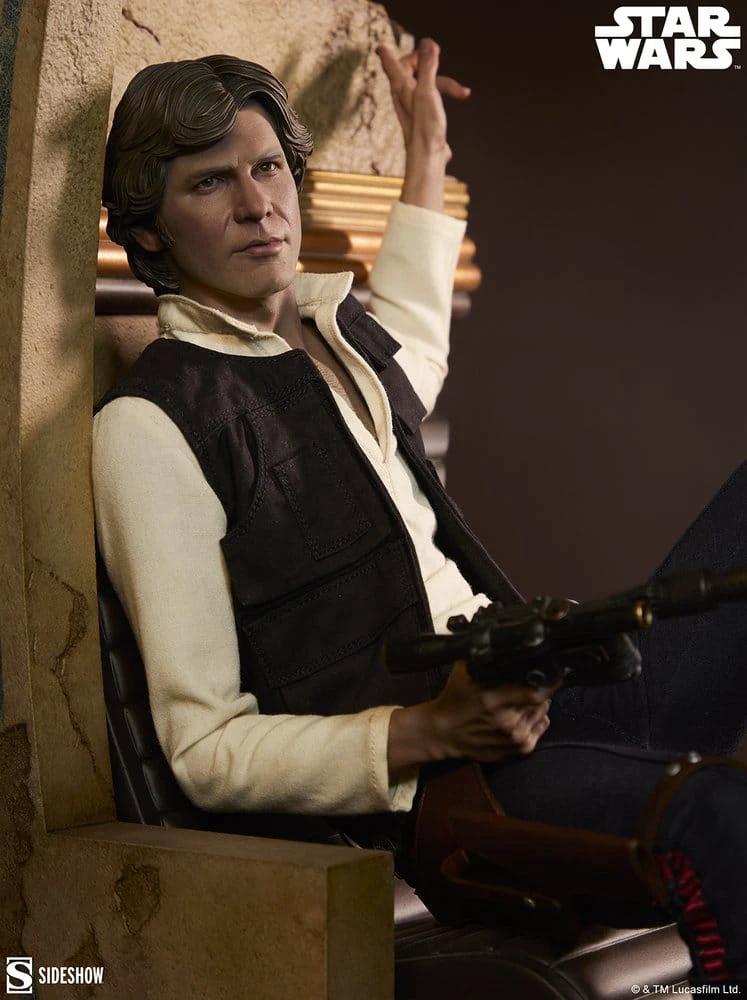 Star Wars Episode IV Mixed Media Estatua Premium Format Han Solo: Sorry About the Mess 32 cm by SIDESHOW COLLECTIBLES