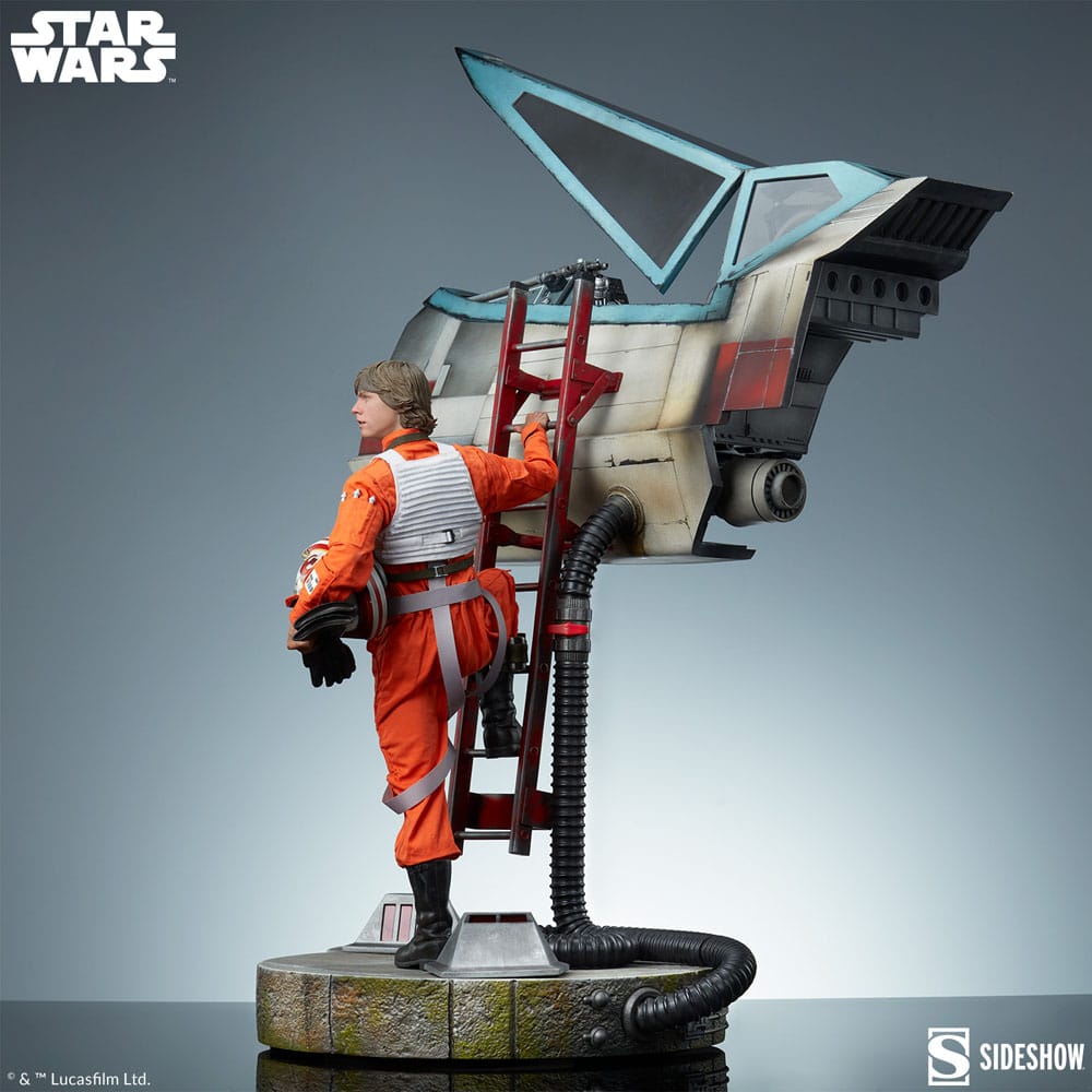 Star Wars Estatua Premium Format Luke Skywalker & X-Wing: Red Five, Standing By 76 cm