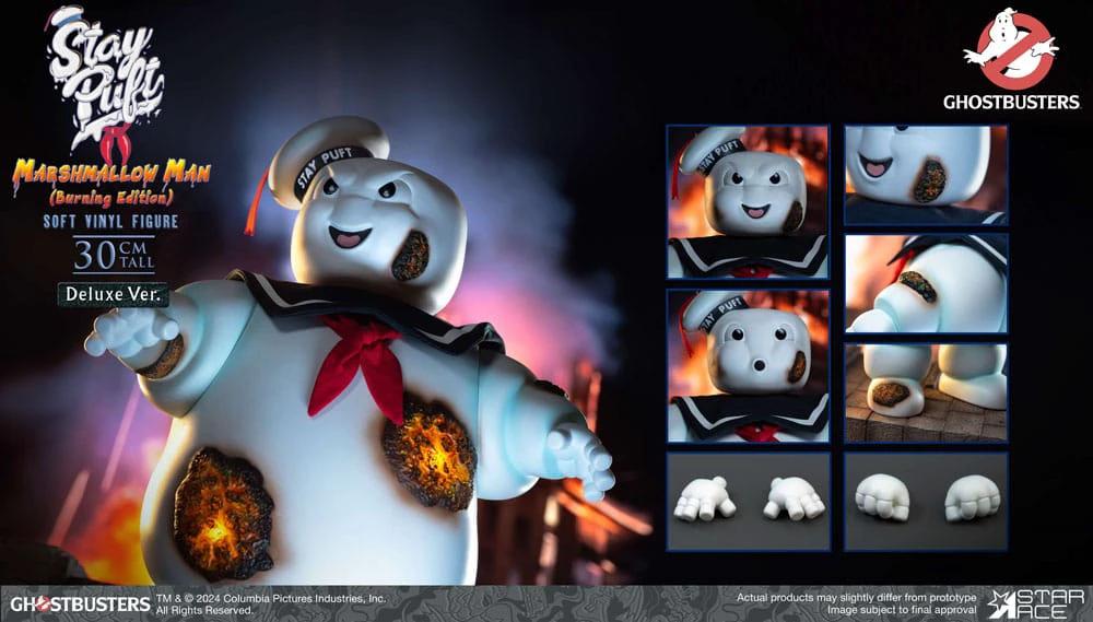 Ghostbusters Estatua Soft Vinyl Stay Puft Marshmallow Man Burnign Edition Deluxe Version 30 cm by STAR ACE COLLECTIBLES