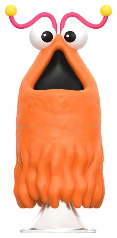 Barrio Sésamo Yip Yip Martian orange soft vinyl action figure by SUPER 7, 18 cm