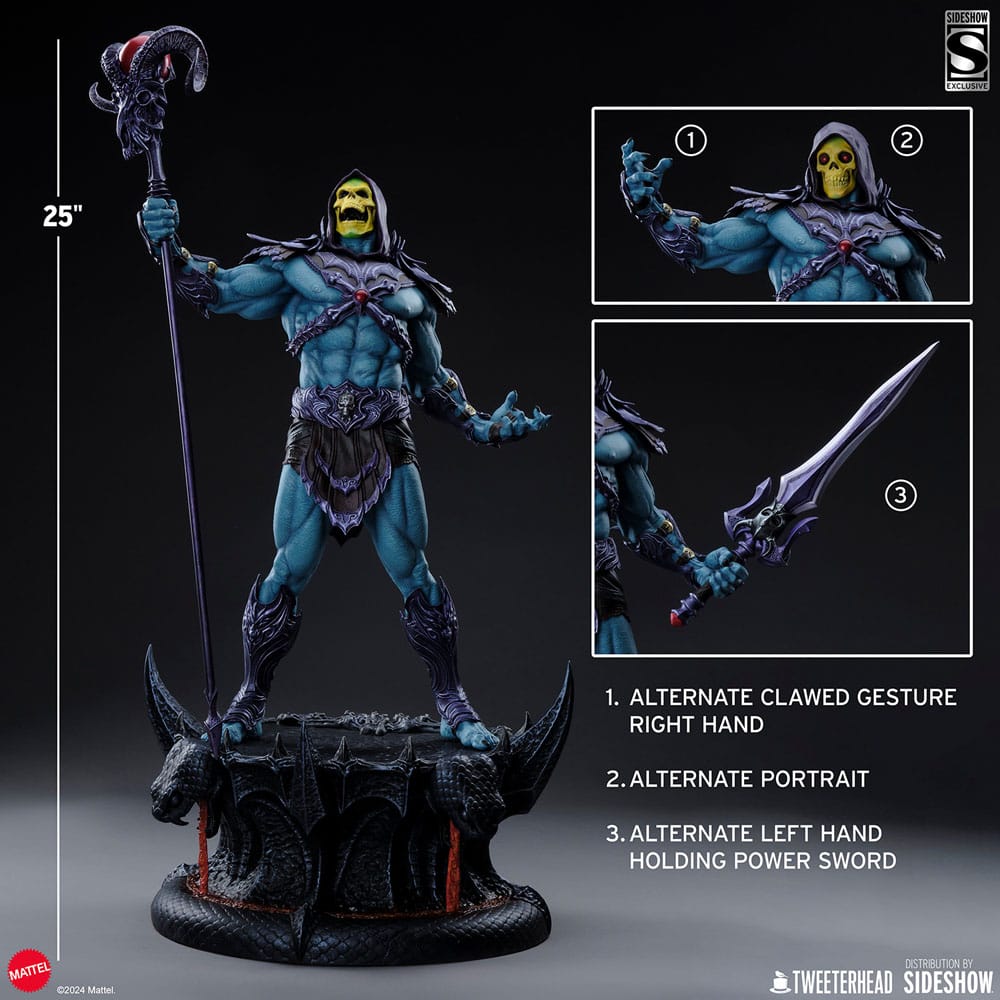 Masters of the Universe Legends Estatua 1/5 Skeletor (Classic Edition) Sideshow Exclusive 63 cm