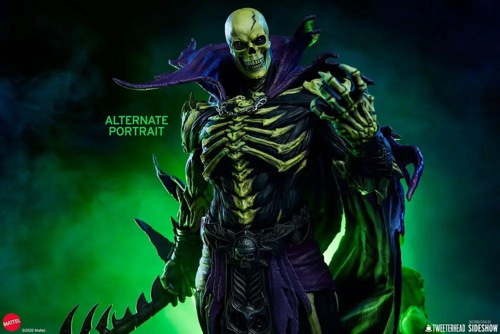 Scare Glow action figure by Tweeterhead, 1/5 scale, limited edition; green skeleton with purple cape
