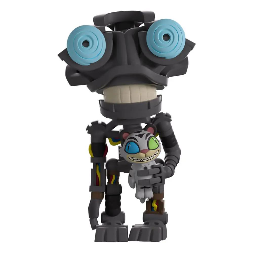 YOUTOOZ Five Nights at Freddy's M2 vinyl figure, 12 cm, gray robot with large teal eyes and a small gray companion