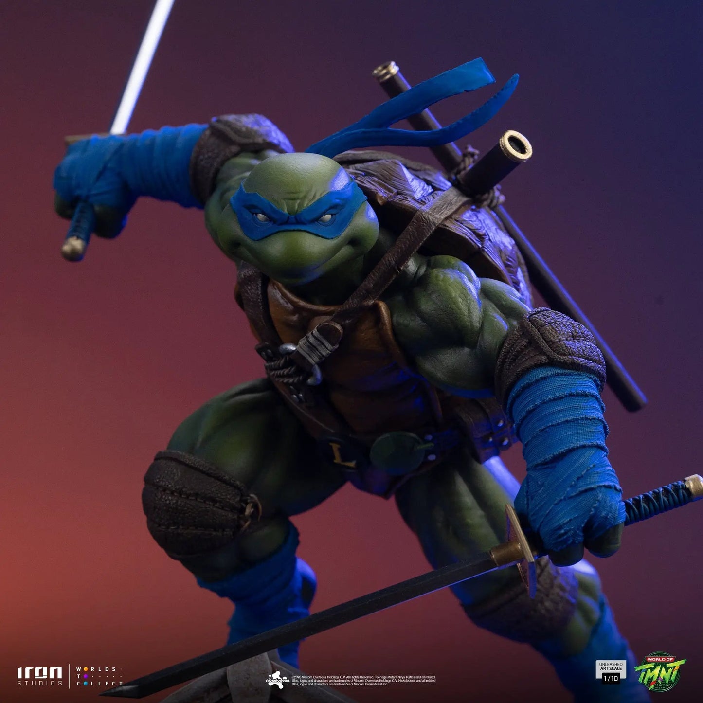 Pre-Order - Statue Leonardo Unleashed - Teenage Mutant Ninja Turtles - Art Scale 1/10 - Iron Studios