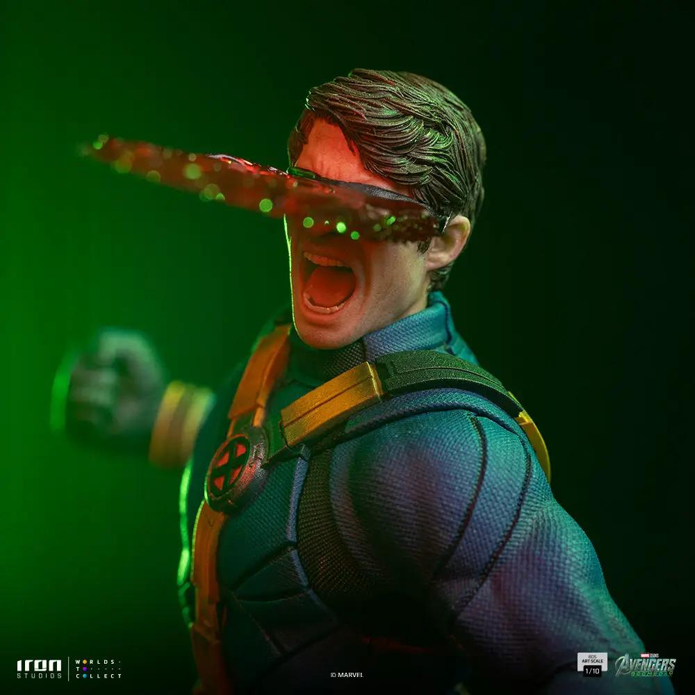 Statue Cyclops by Iron Studios, Avengers: Doomsday, BDS Art Scale 1/10 with glowing optic beam