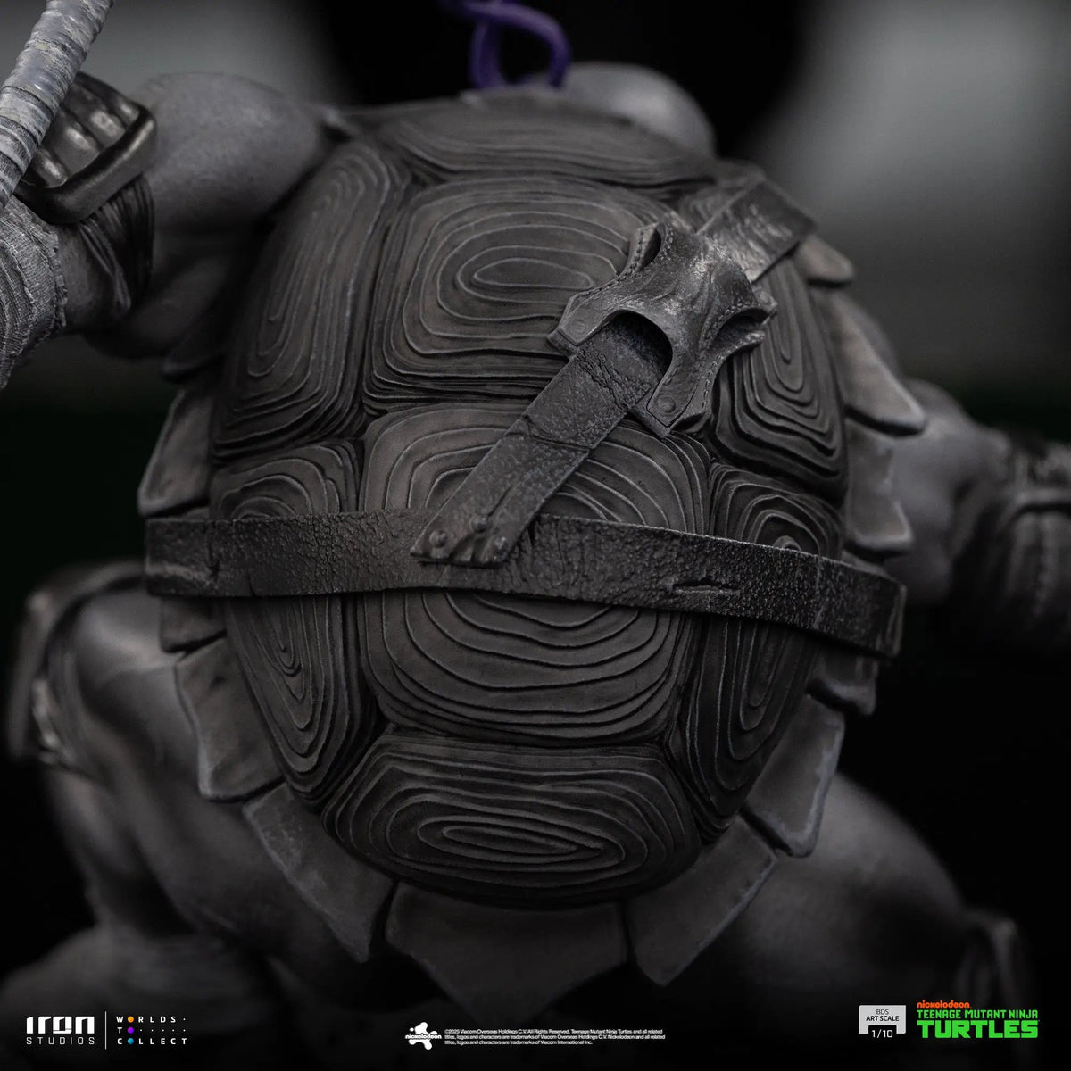 Donatello statue, black and white variant, Iron Studios TMNT BDS Art Scale 1/10