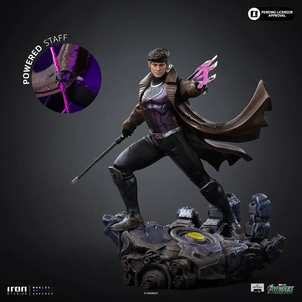 Statue Gambit from Avengers: Doomsday by Iron Studios, purple armor, BDS Art Scale 1/10, pre-order