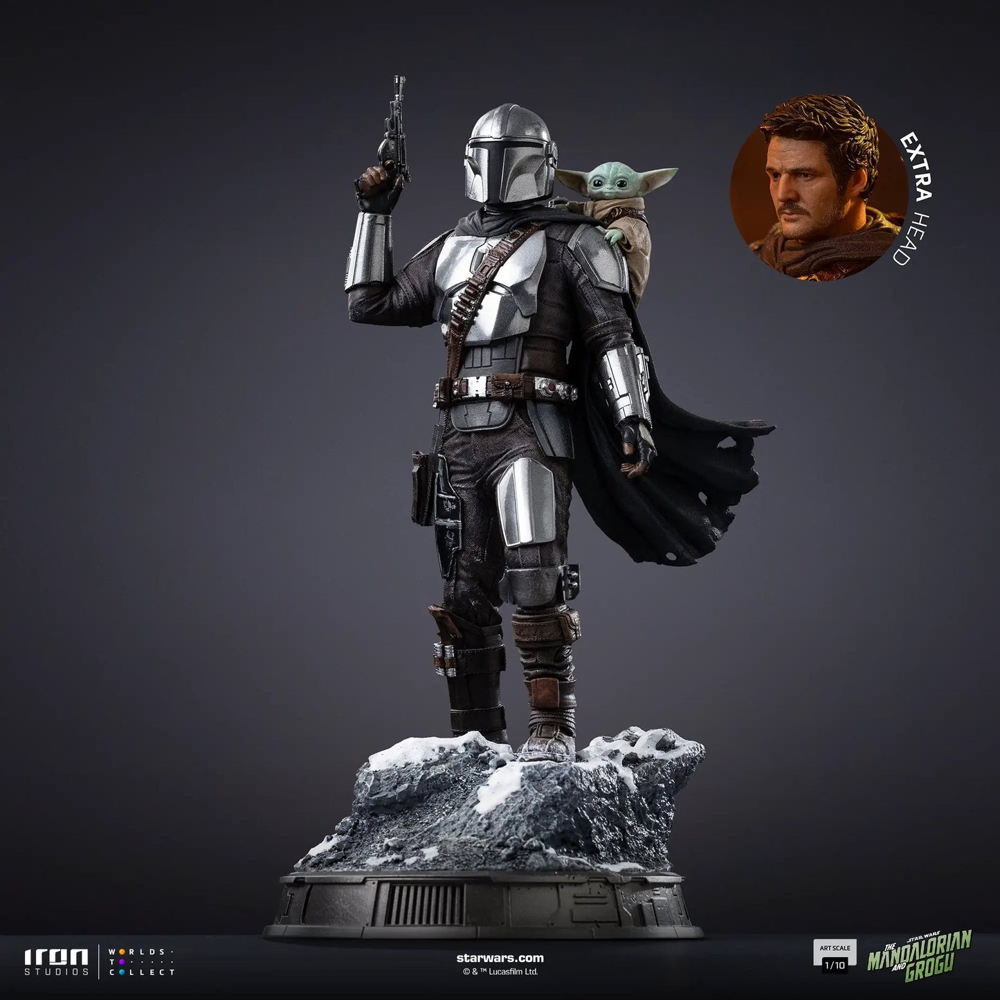 Pre-Order - Statue Mandalorian and Grogu - The Mandalorian and Grogu Movie - Art Scale 1/10 - Iron Studios