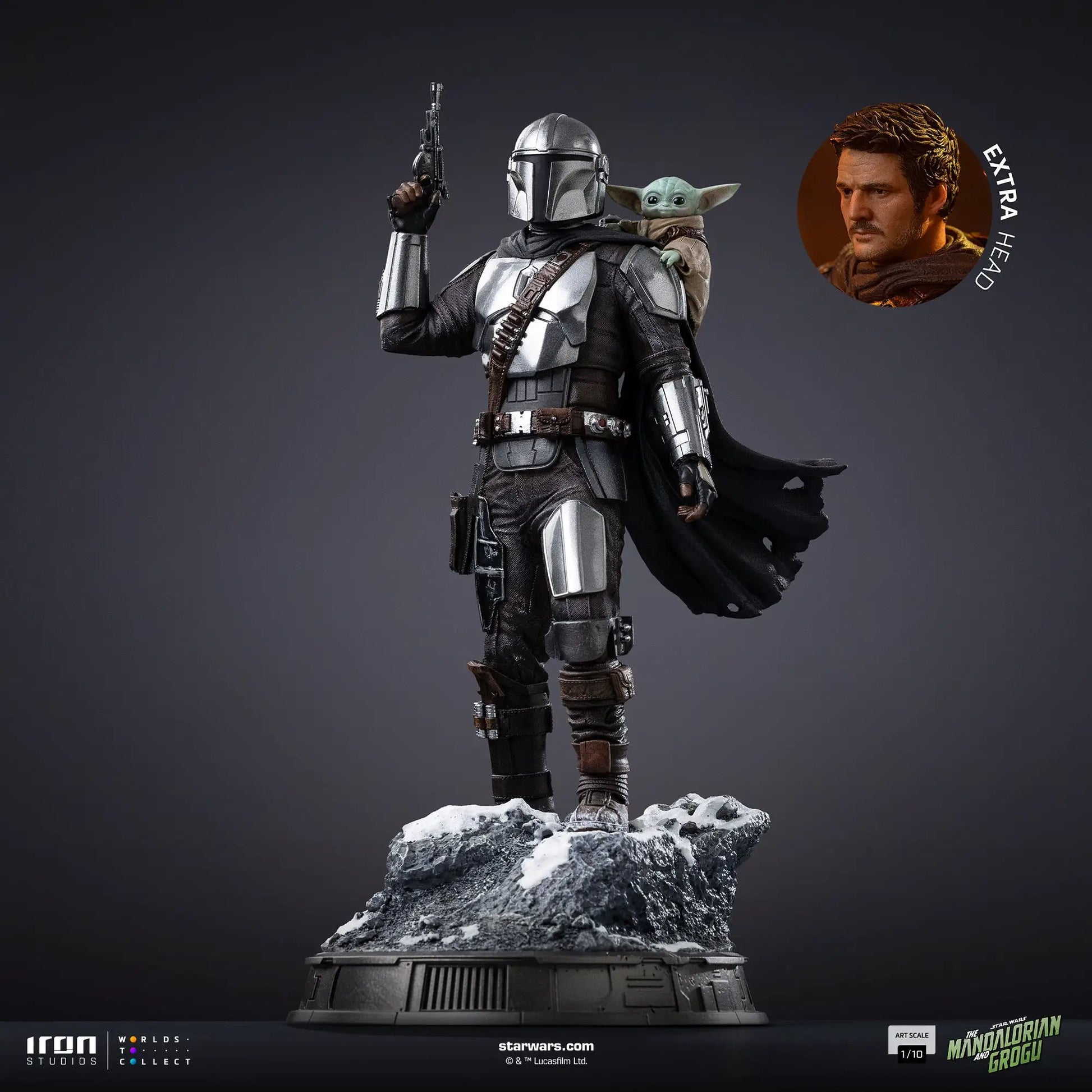Pre-Order - Statue Mandalorian and Grogu - The Mandalorian and Grogu Movie - Art Scale 1/10 - Iron Studios
