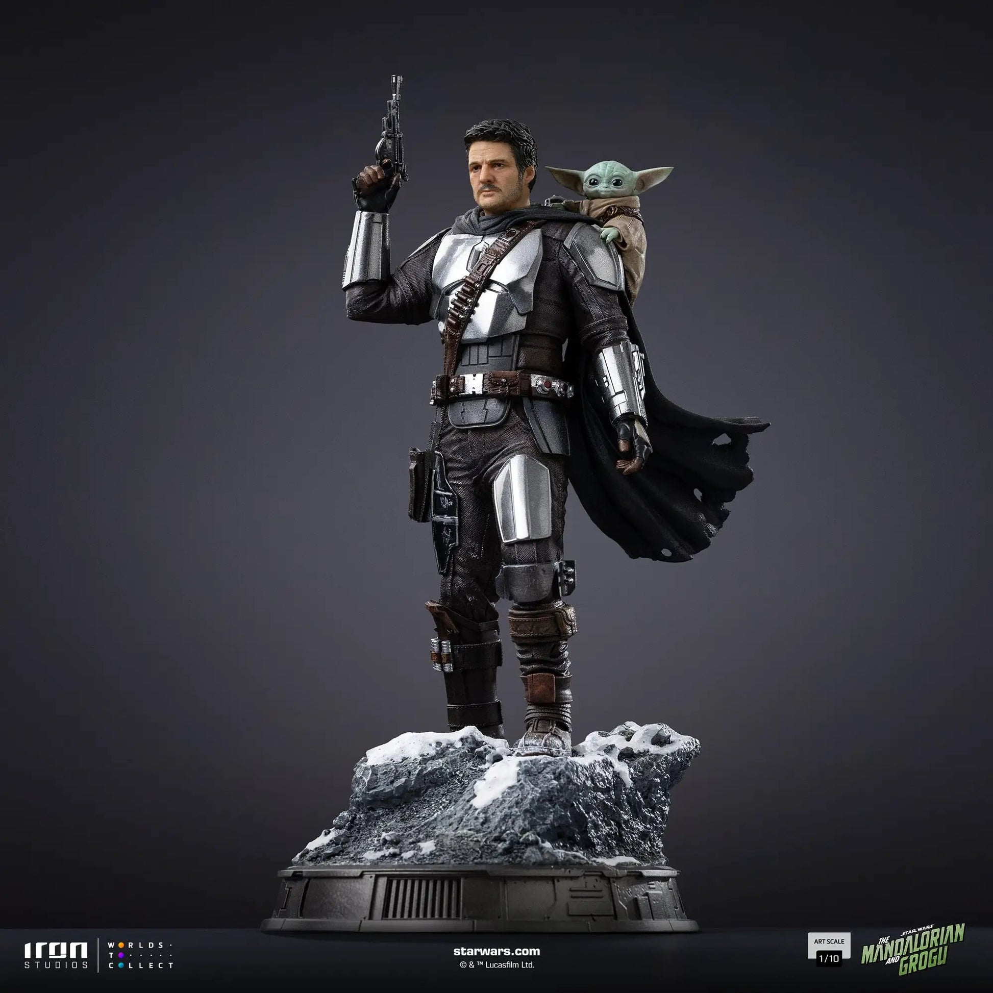 Pre-Order - Statue Mandalorian and Grogu - The Mandalorian and Grogu Movie - Art Scale 1/10 - Iron Studios