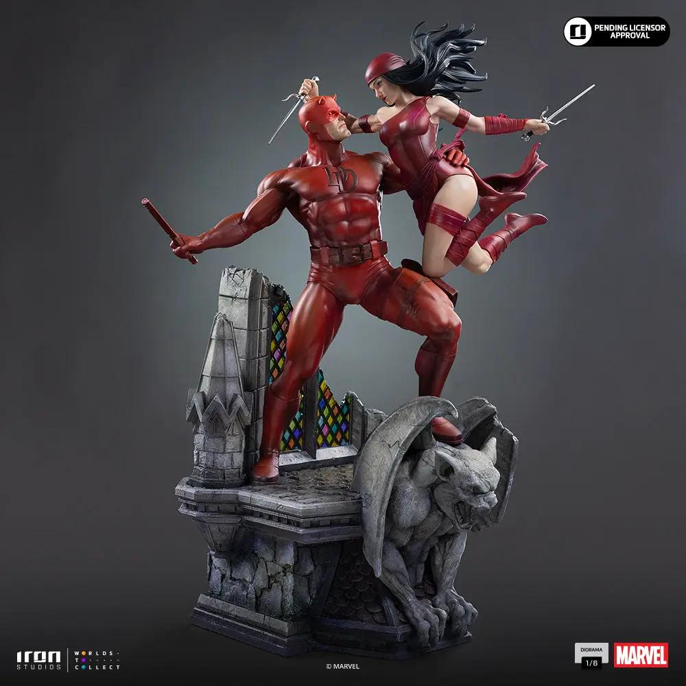 Pre-Order - Statue Daredevil and Elektra - Marvel Comics - Diorama 1/6 - Iron Studios