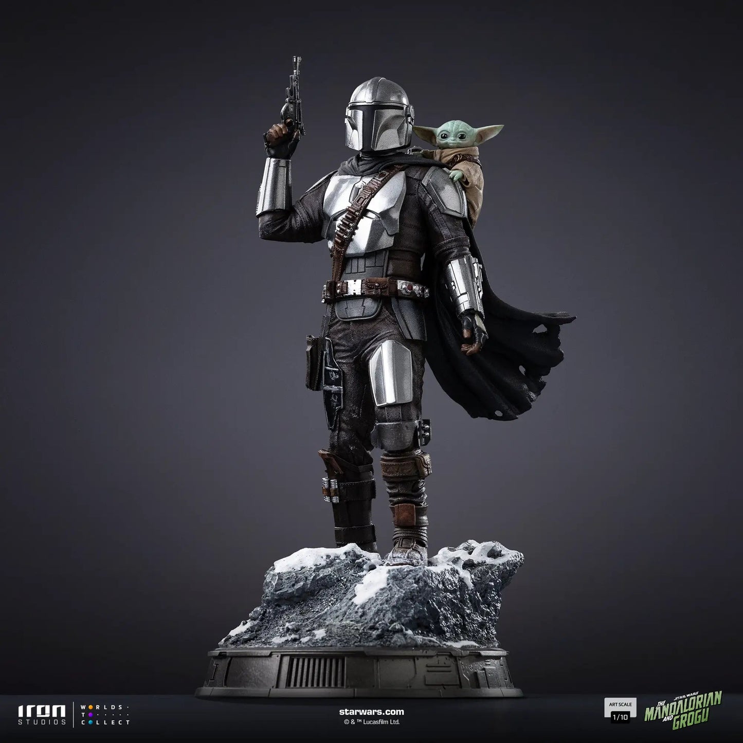 Pre-Order - Statue Mandalorian and Grogu - The Mandalorian and Grogu Movie - Art Scale 1/10 - Iron Studios