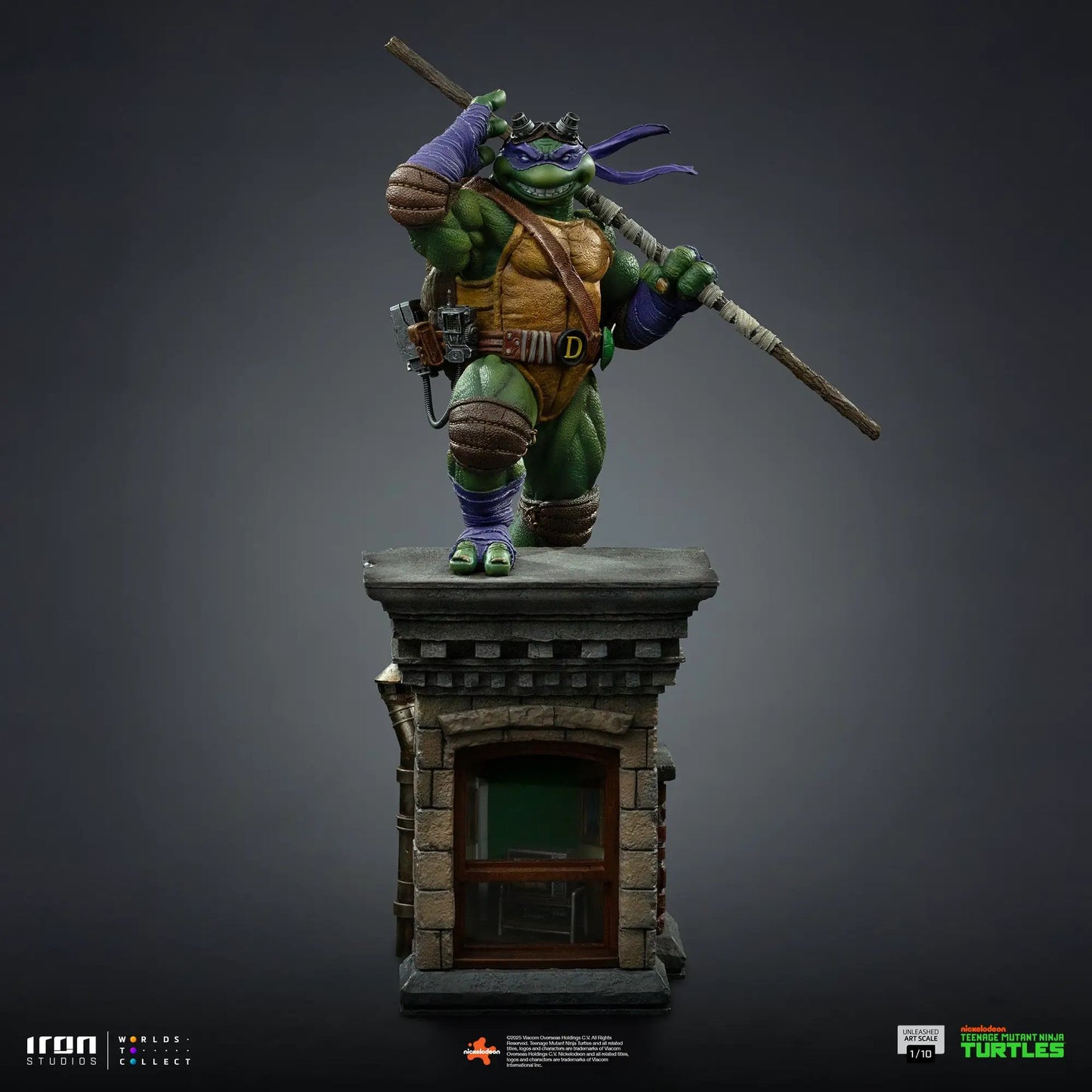 Pre-Order - Statue Donatello Unleashed - Teenage Mutant Ninja Turtles - Art Scale 1/10 - Iron Studios