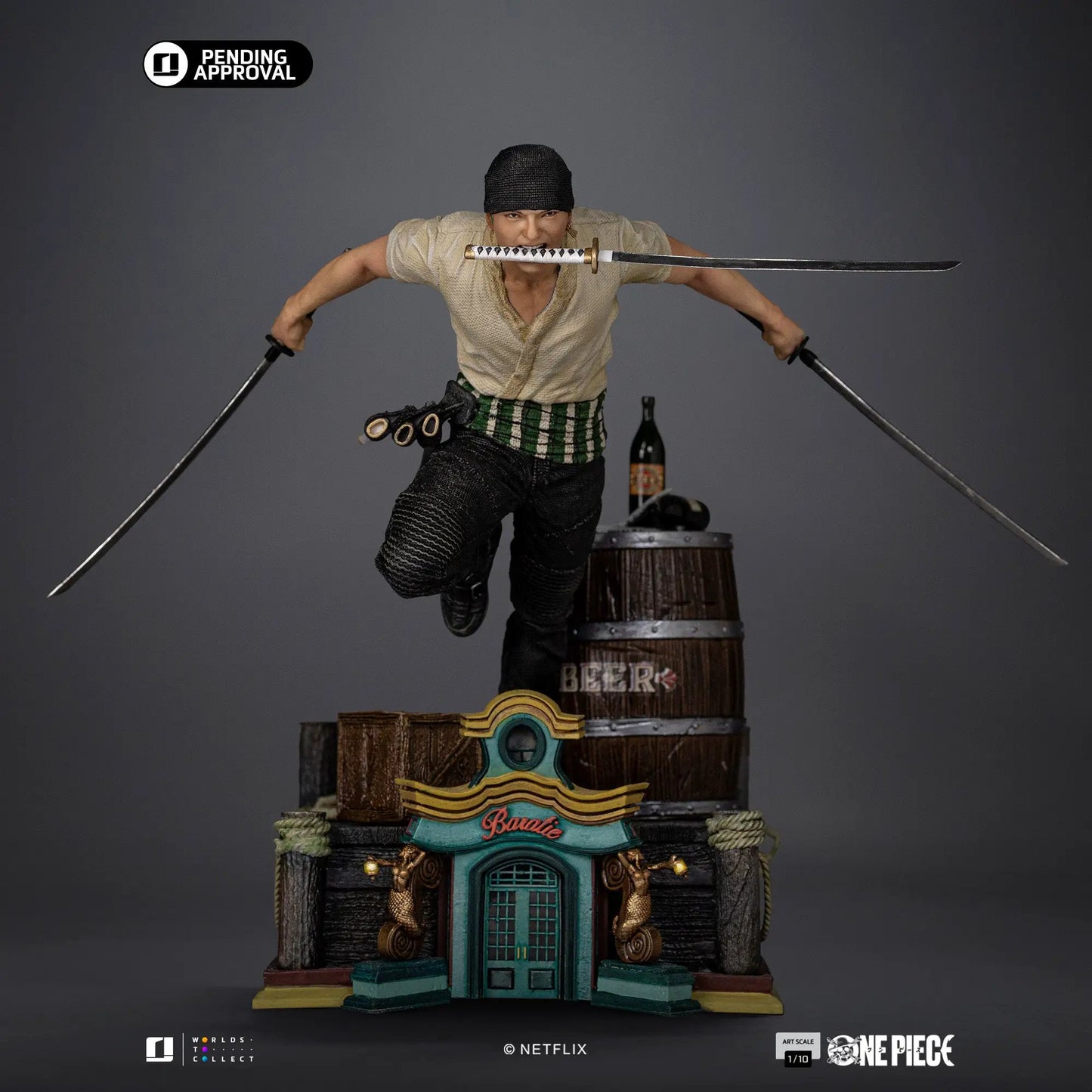Pre-Order - Statue Roronoa Zoro - One Piece - Art Scale 1/10 - Iron Studios