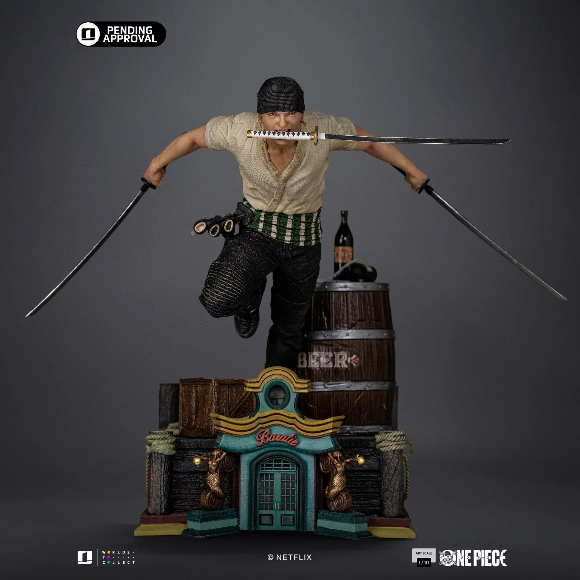 Pre-Order - Statue Roronoa Zoro - One Piece - Art Scale 1/10 - Iron Studios