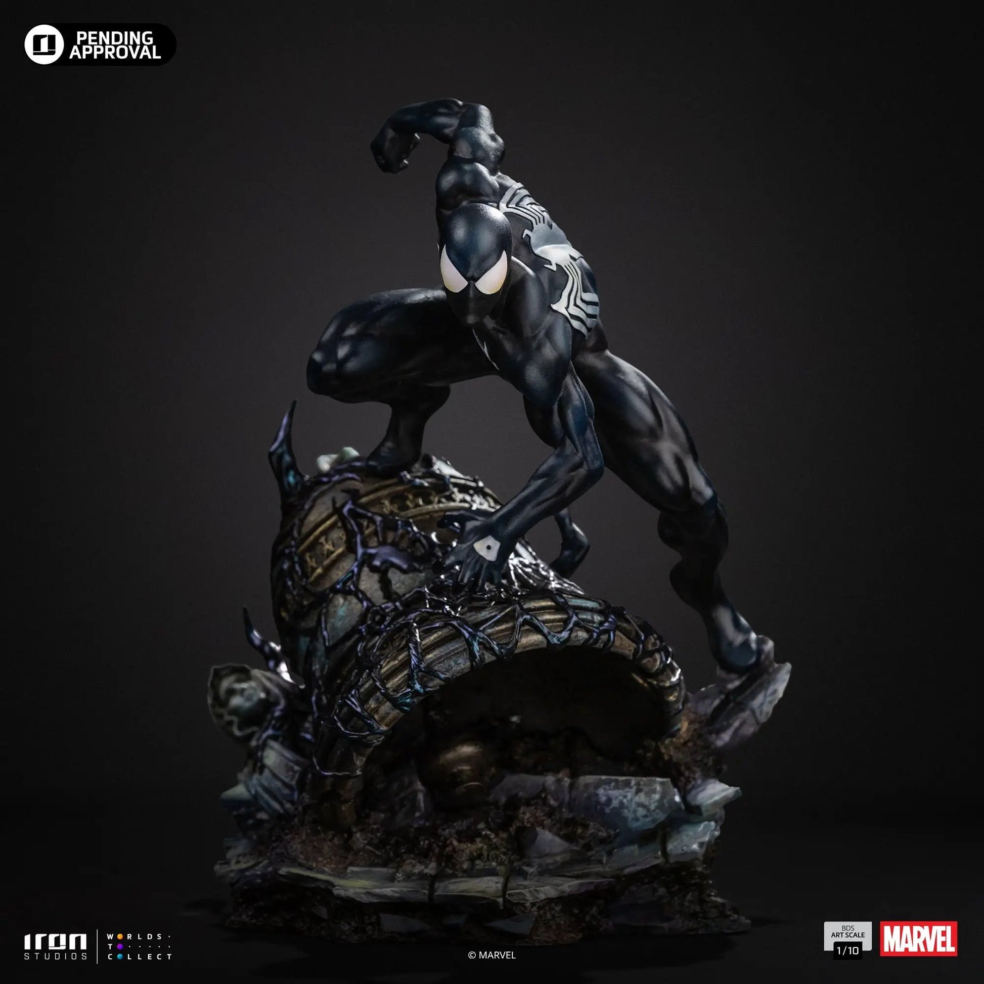 Pre-Order - Statue Spider-Man Black - Marvel Comics - BDS Art Scale 1/10 - Iron Studios