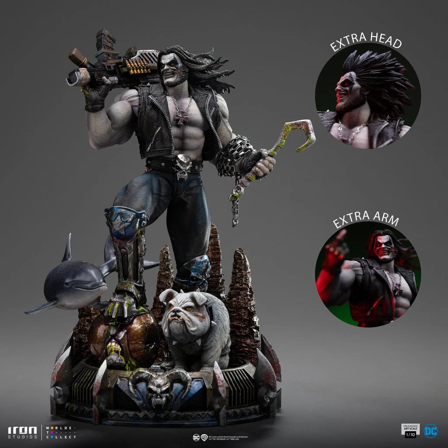 Pre-Order - Statue Lobo Unleashed - DC Comics - Art Scale 1/10 - Iron Studios
