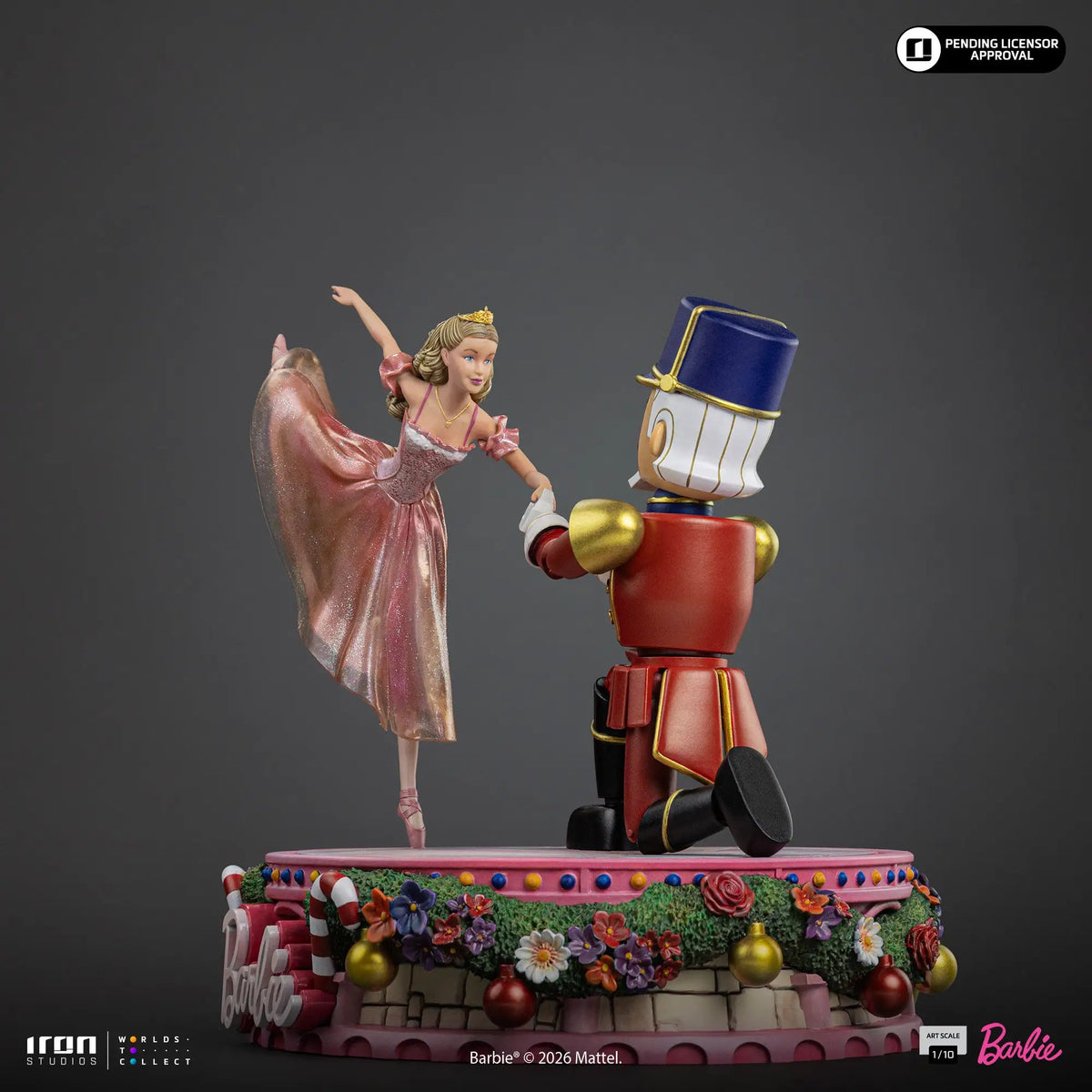 Statue Barbie Nutcracker duo, 25th Anniversary, 1/10 scale, two figures, Iron Studios