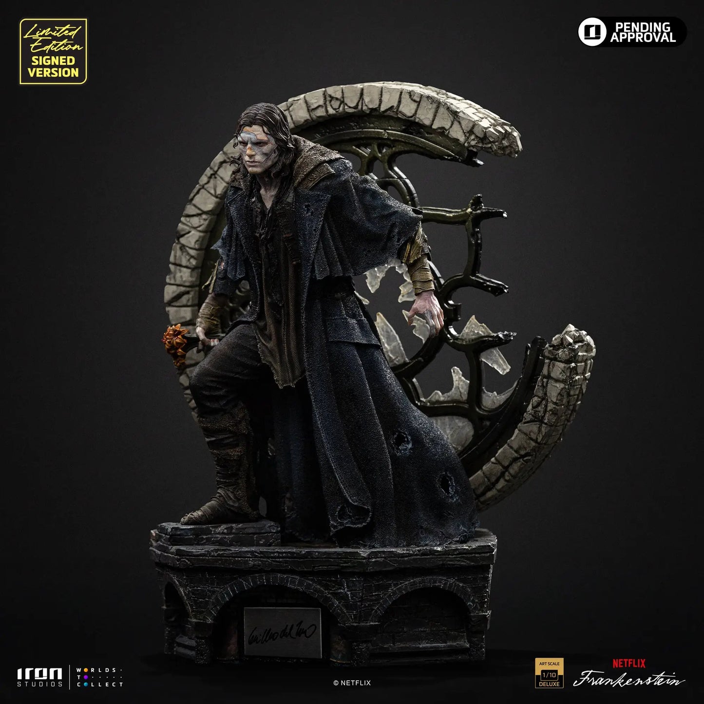 Pre-Order - Frankenstein's Monster - Guillermo Del Toro's Frankenstein (Signed ver.) - Deluxe Art Scale 1/10 - Iron Studios