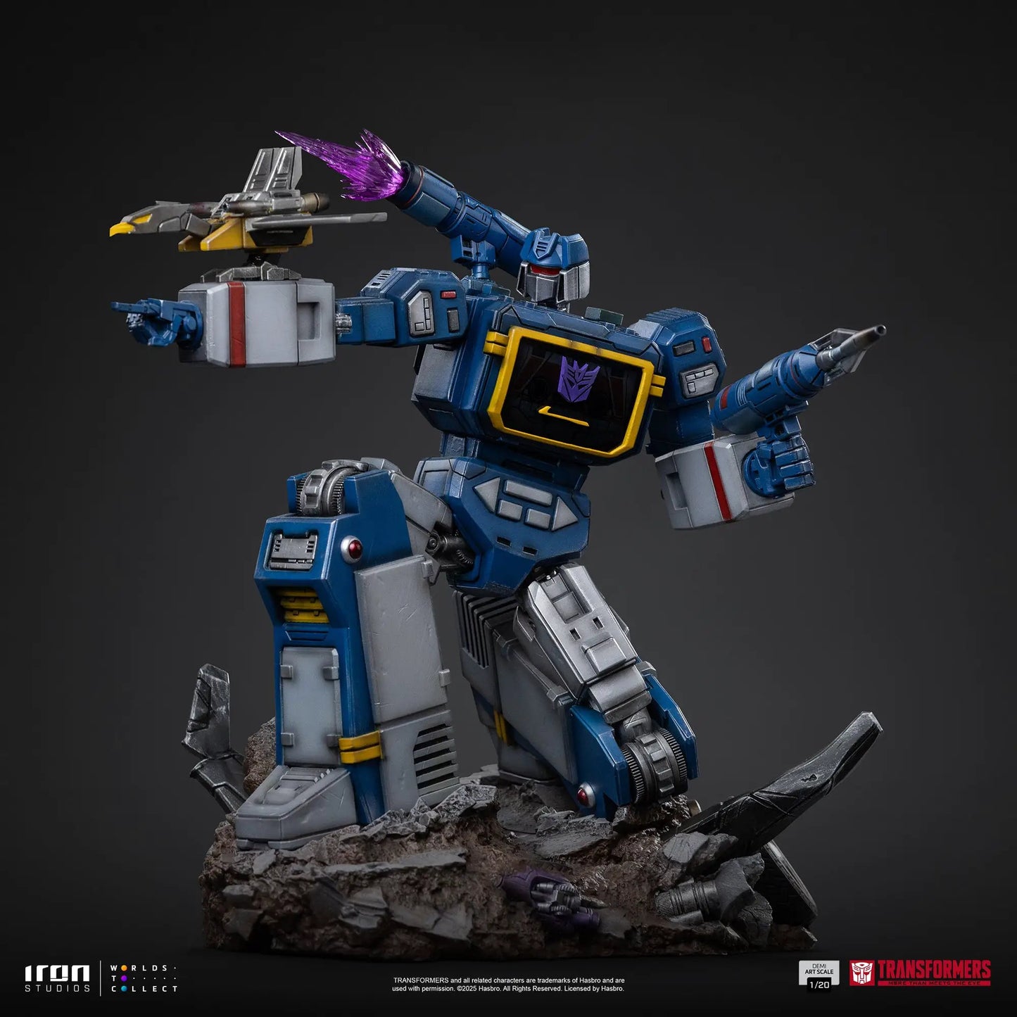 Pre-Order - Statue Soundwave - Transformers - Demi Art Scale 1/20 - Iron Studios