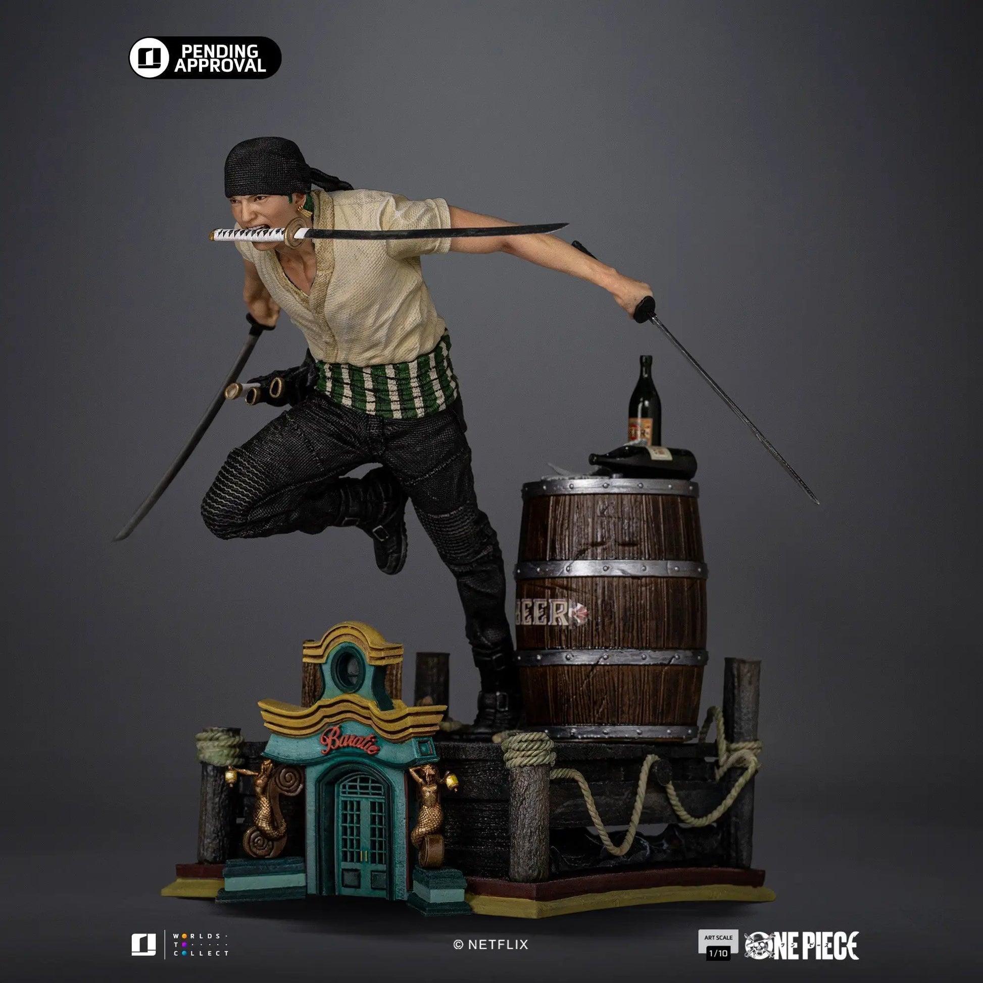 Pre-Order - Statue Roronoa Zoro - One Piece - Art Scale 1/10 - Iron Studios
