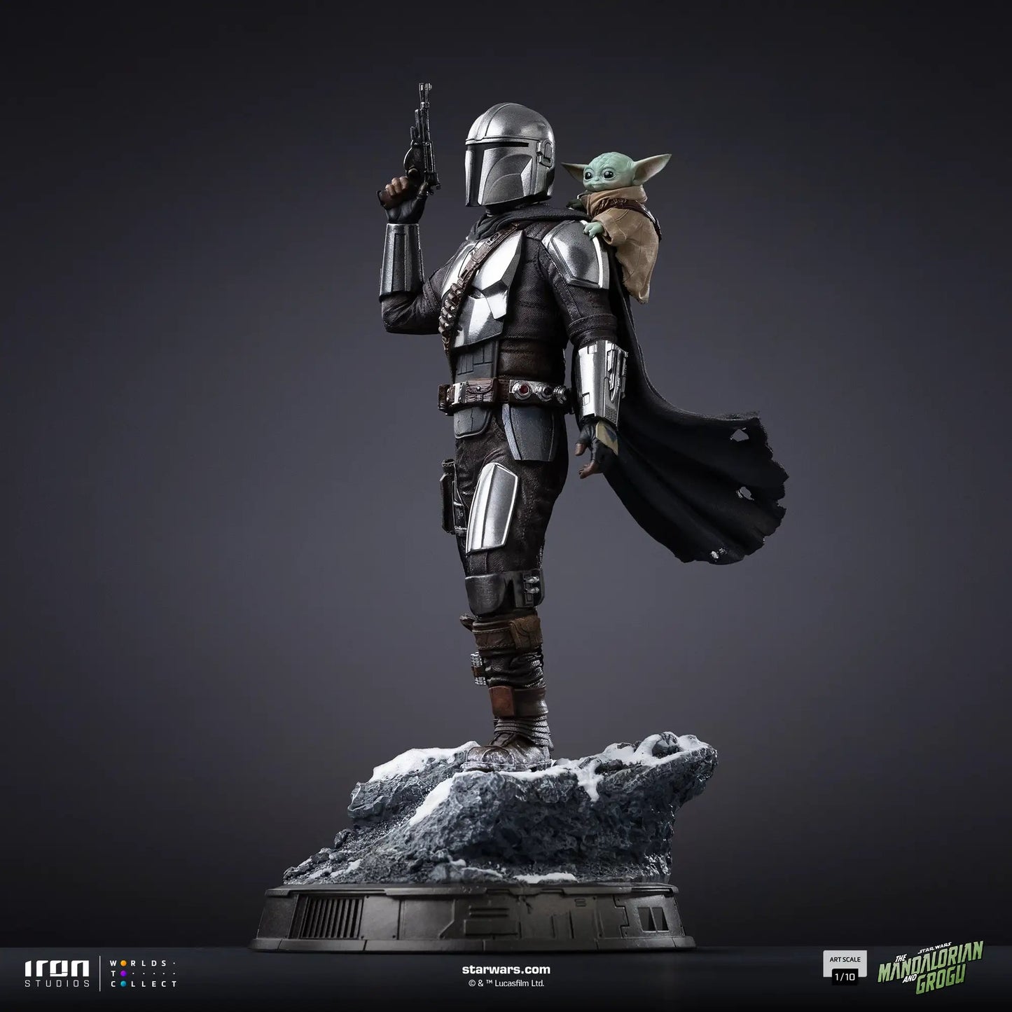 Pre-Order - Statue Mandalorian and Grogu - The Mandalorian and Grogu Movie - Art Scale 1/10 - Iron Studios