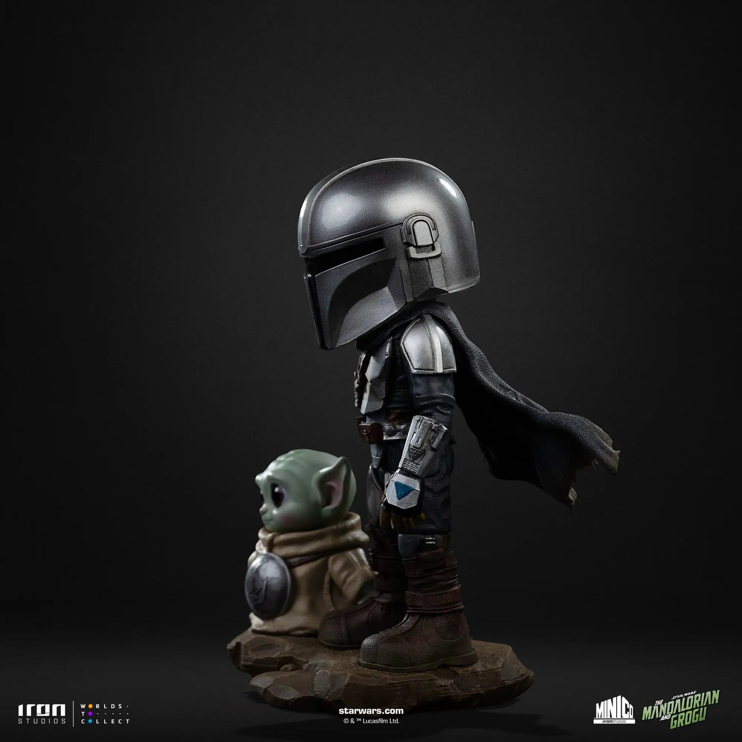 Pre-Order - Statue Mandalorian and Grogu - The Mandalorian - MiniCo - Iron Studios