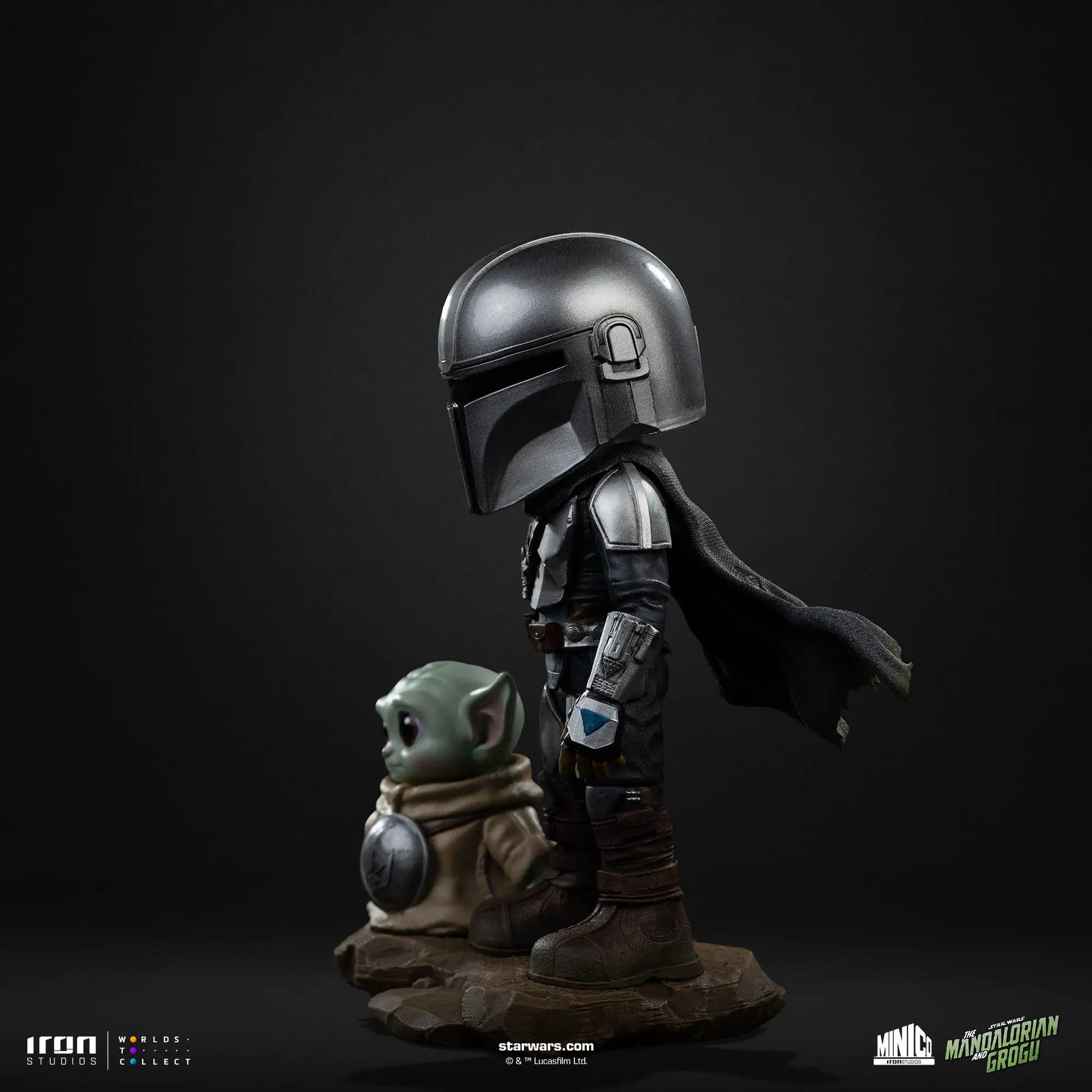 Pre-Order - Statue Mandalorian and Grogu - The Mandalorian - MiniCo - Iron Studios