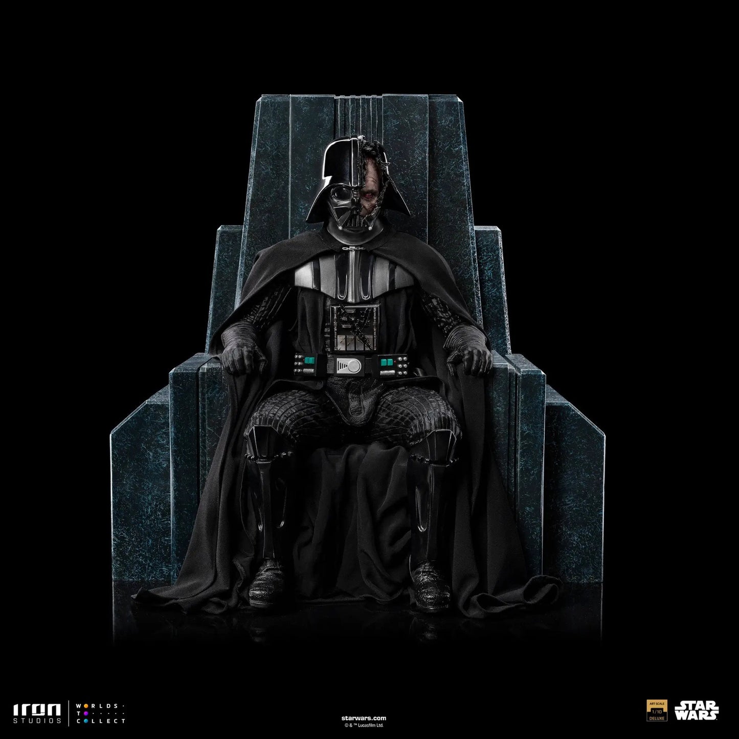 Statue Darth Vader on Throne - Star Wars: Obi-Wan Kenobi Series - Art Scale 1/10 - Iron Studios
