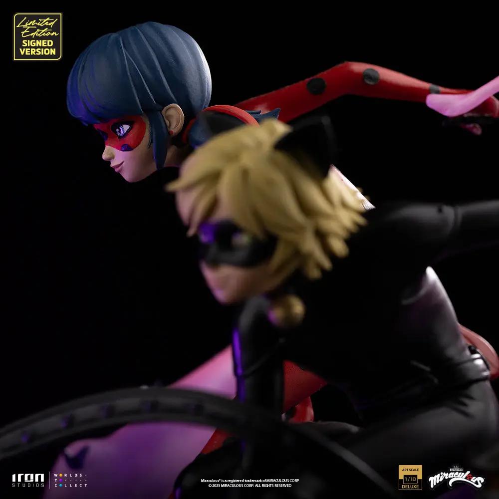 Pre-Order - Ladybug and Cat Noir - Miraculous 10th Anniversary Signed Edition - Deluxe Art Scale 1/10 - Iron Studios
