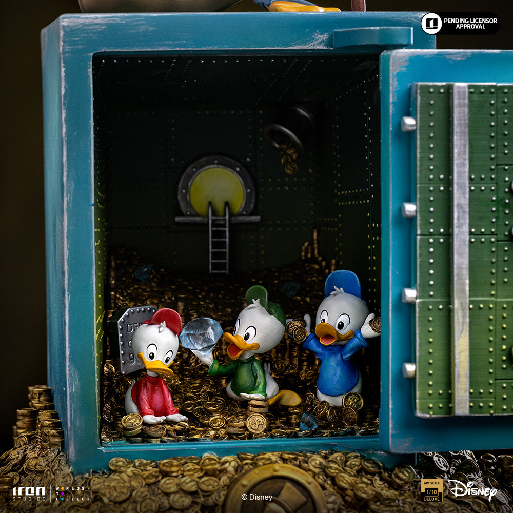 Pre-Order - Statue Uncle Scrooge Mcduck and Nephews - Duck Tales - Art Scale 1/10 - Iron Studios
