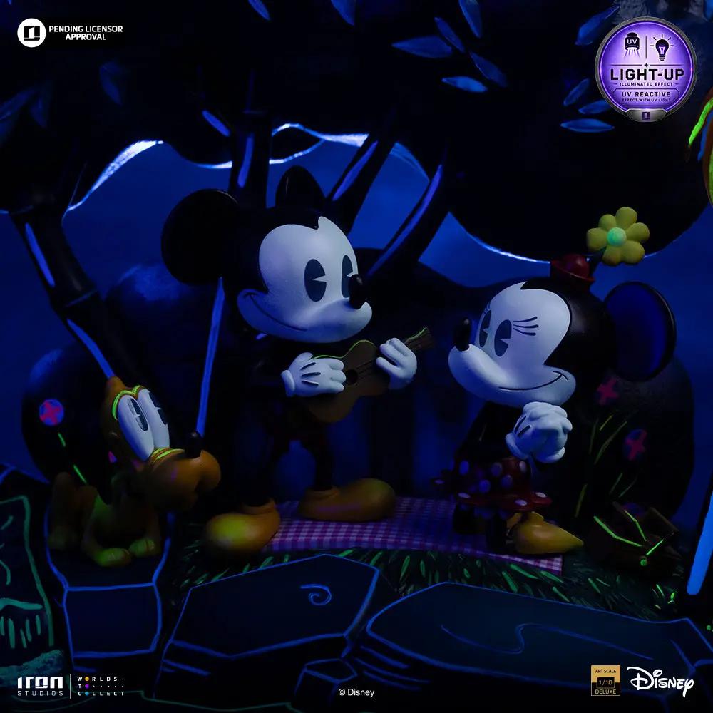 Statue set of Mickey, Minnie and Pluto in Day at the Park, 3-figure Disney Classics Deluxe Art Scale 1/10 by Iron Studios