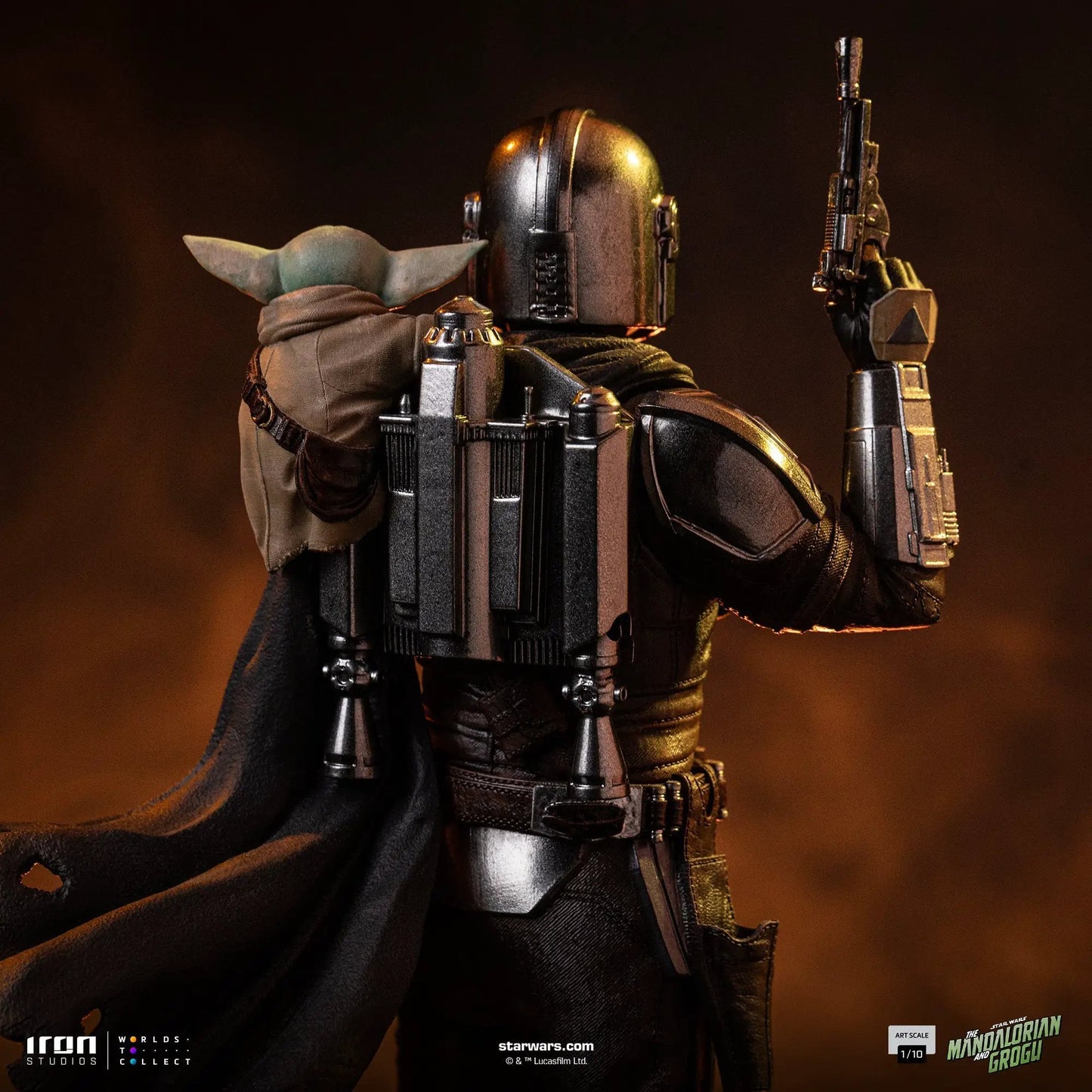 Pre-Order - Statue Mandalorian and Grogu - The Mandalorian and Grogu Movie - Art Scale 1/10 - Iron Studios