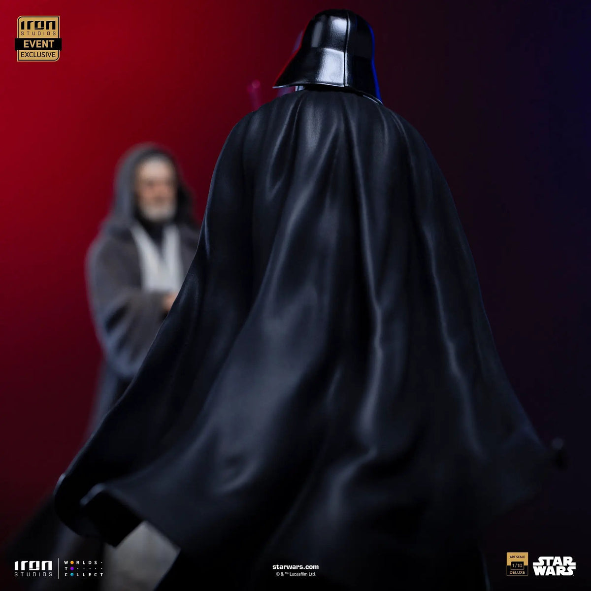 Statue: Darth Vader vs Obi-Wan Kenobi, 1/10 Art Scale, Iron Studios, Star Wars CCXP Exclusive 2025, two-figure display