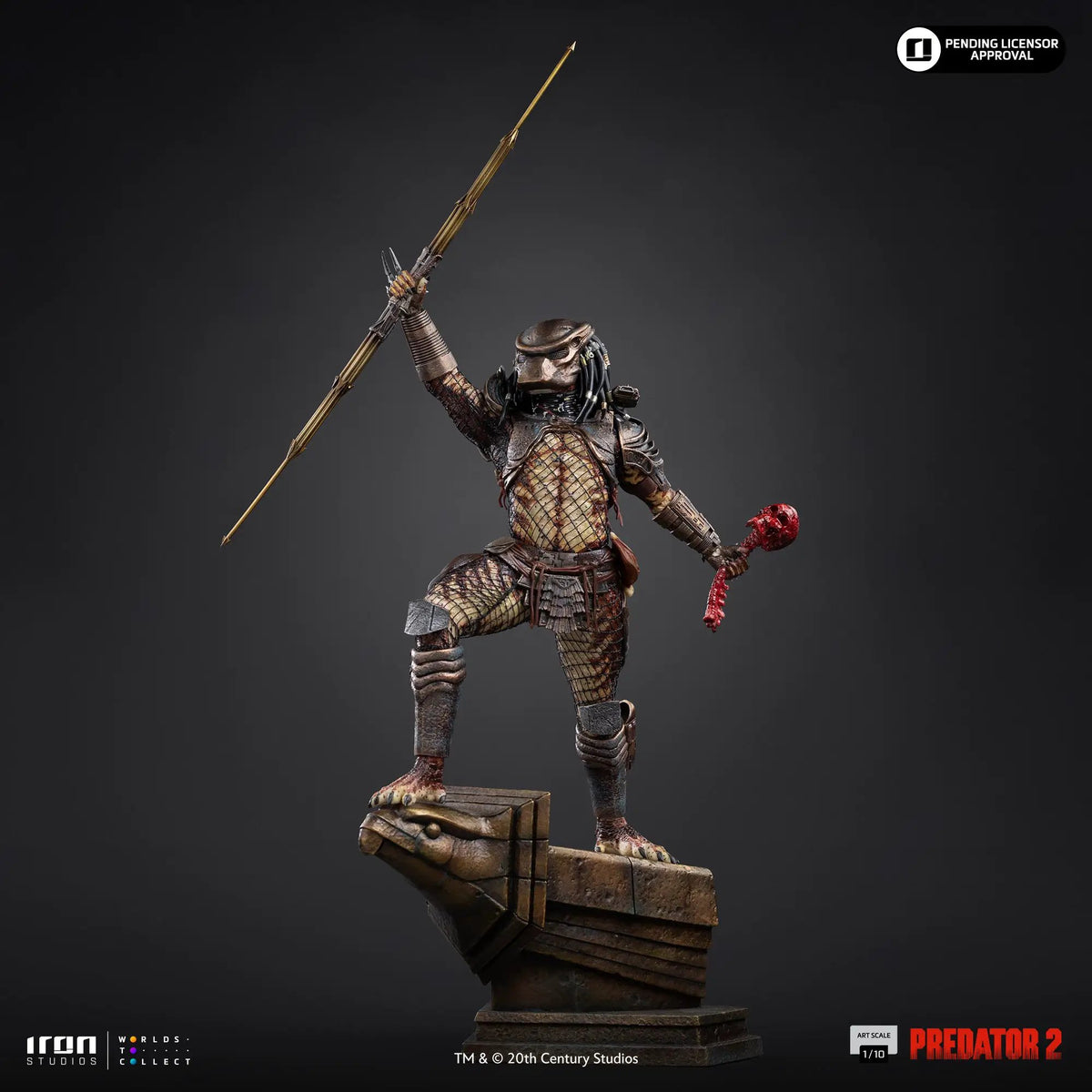 Statue Predator City Hunter from Predator 2, Art Scale 1/10 by Iron Studios