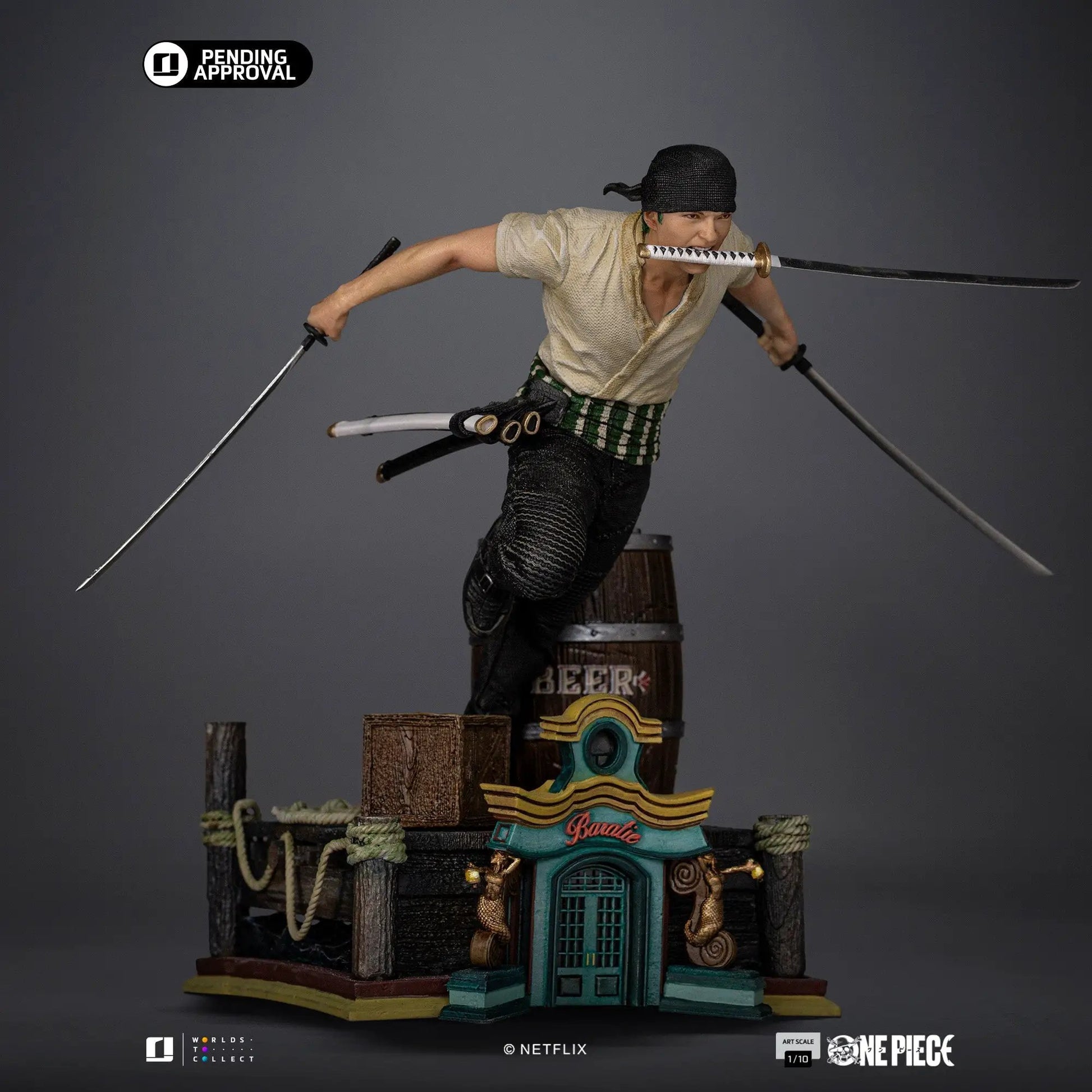 Pre-Order - Statue Roronoa Zoro - One Piece - Art Scale 1/10 - Iron Studios