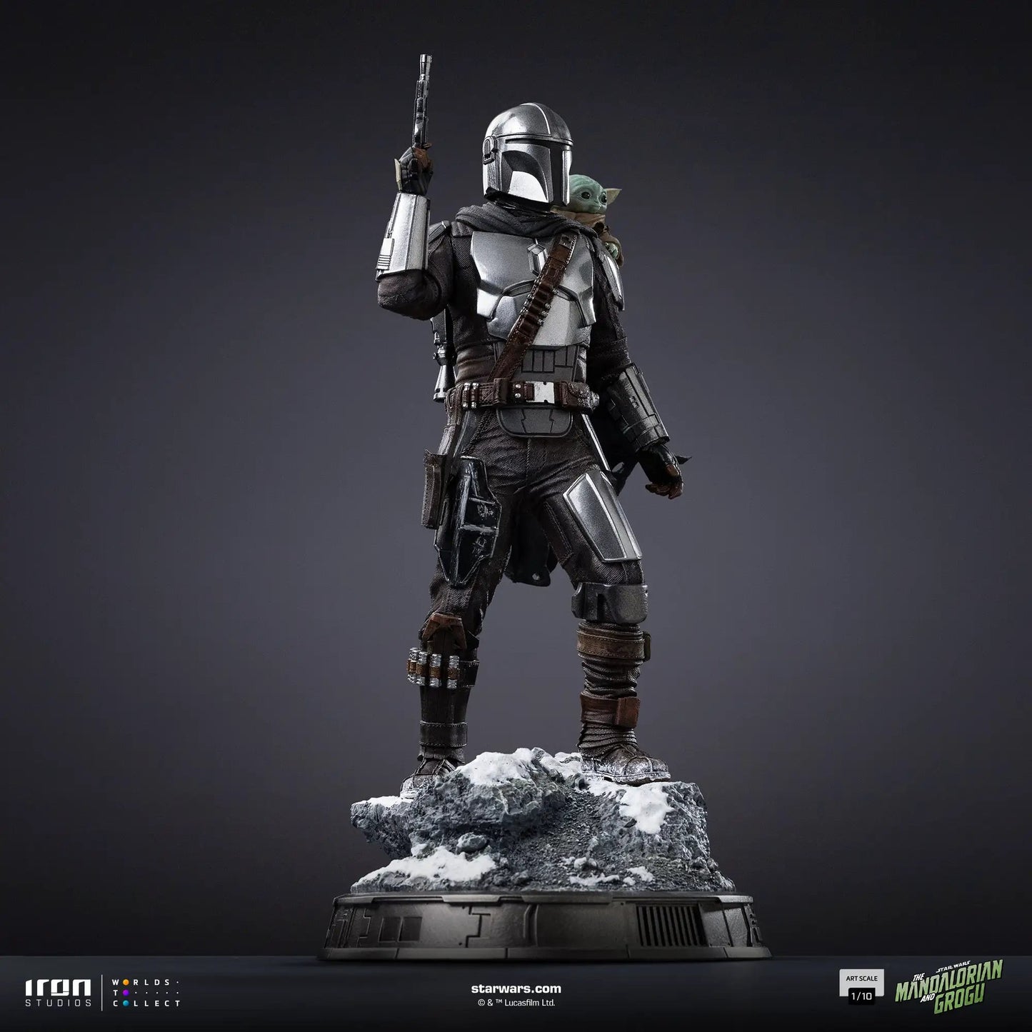 Pre-Order - Statue Mandalorian and Grogu - The Mandalorian and Grogu Movie - Art Scale 1/10 - Iron Studios