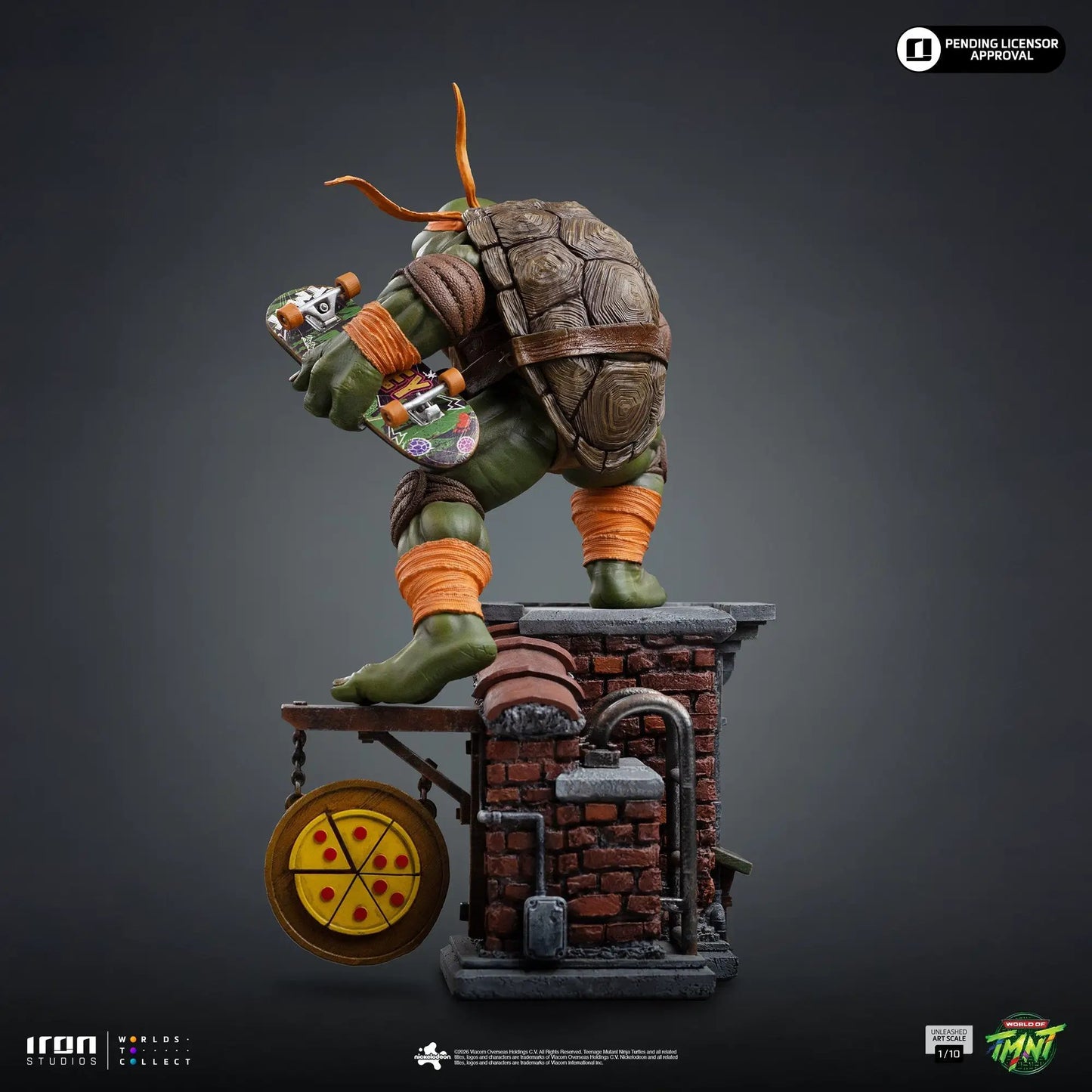 Pre-Order - Statue Michelangelo Unleashed - Teenage Mutant Ninja Turtles - Art Scale 1/10 - Iron Studios