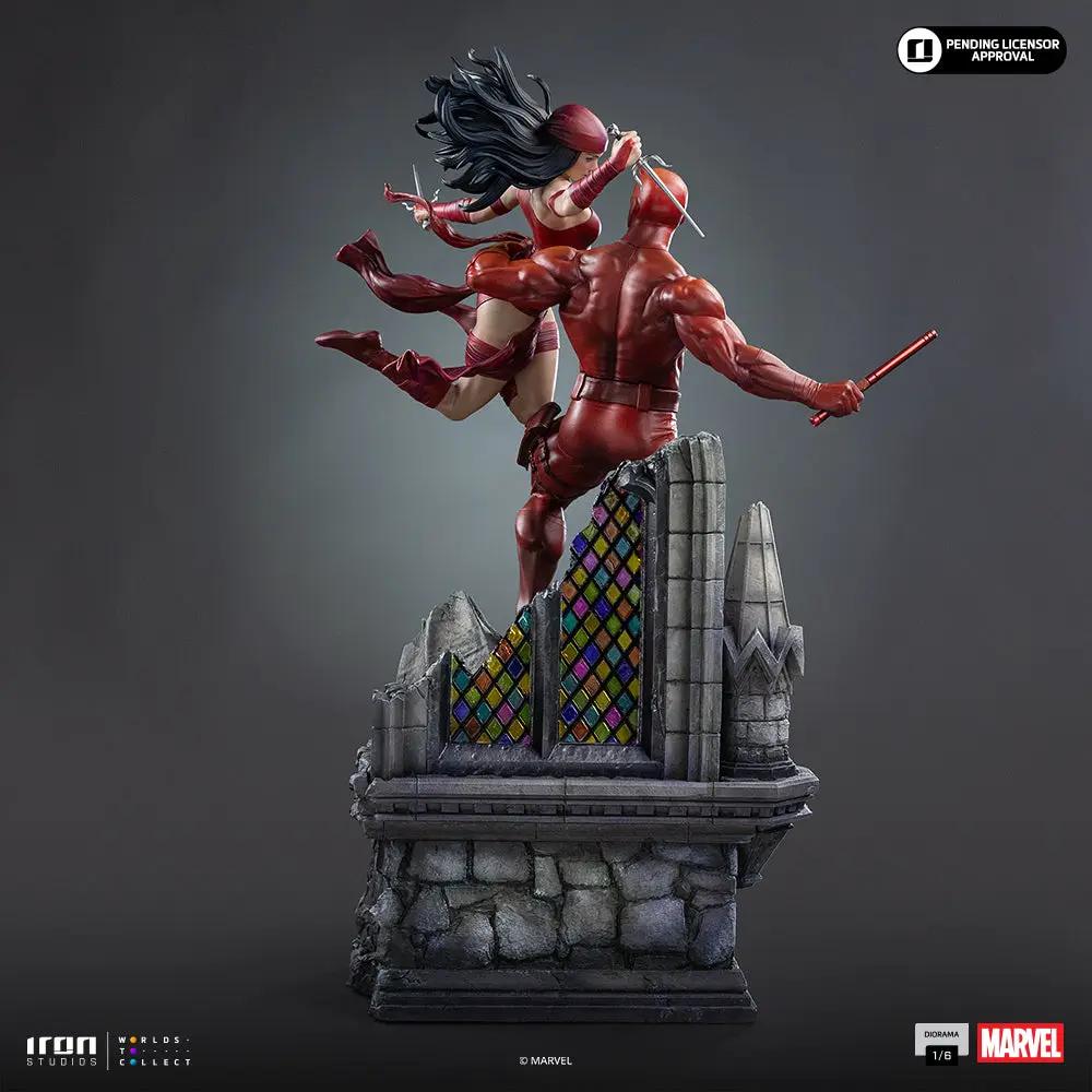Pre-Order - Statue Daredevil and Elektra - Marvel Comics - Diorama 1/6 - Iron Studios
