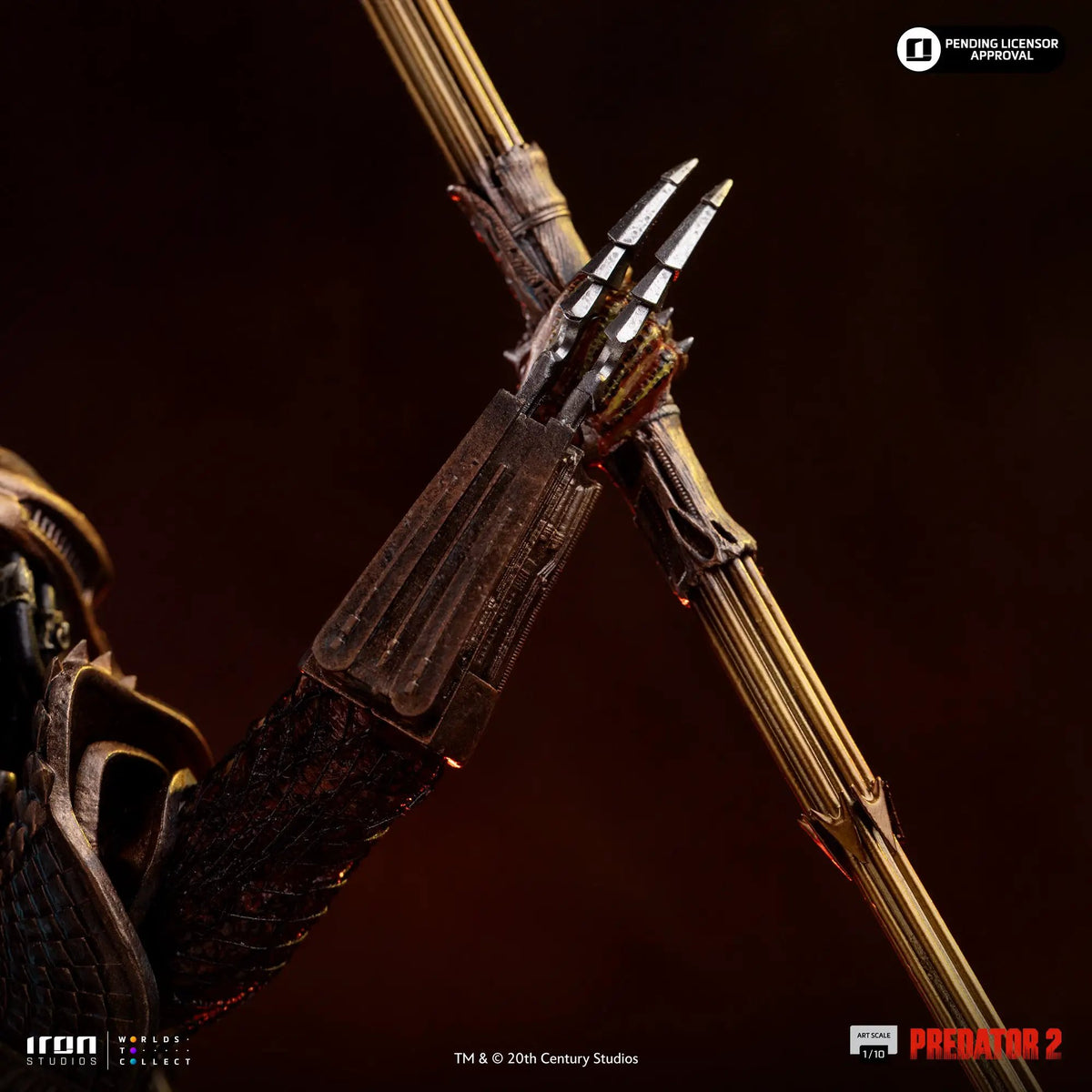 Statue Predator City Hunter from Predator 2 by Iron Studios, Art Scale 1/10, pre-order.