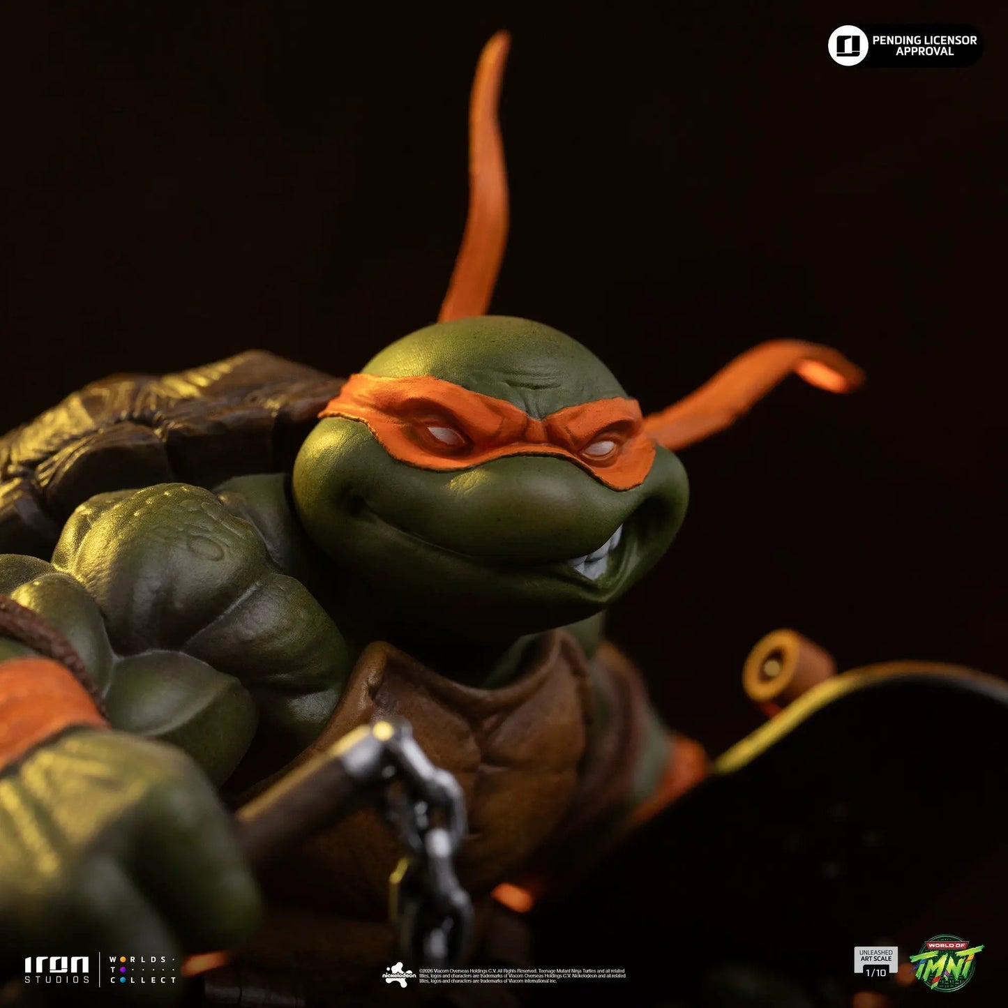 Pre-Order - Statue Michelangelo Unleashed - Teenage Mutant Ninja Turtles - Art Scale 1/10 - Iron Studios